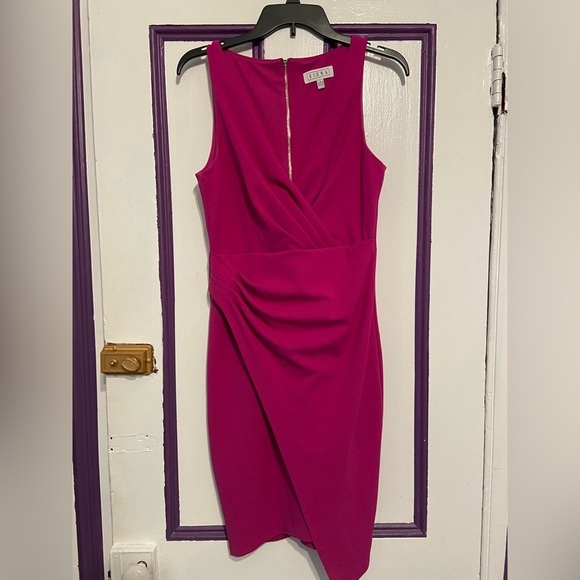 Siena Dresses & Skirts - Pink/Fuchsia Siena Wrap Dress – Size 8